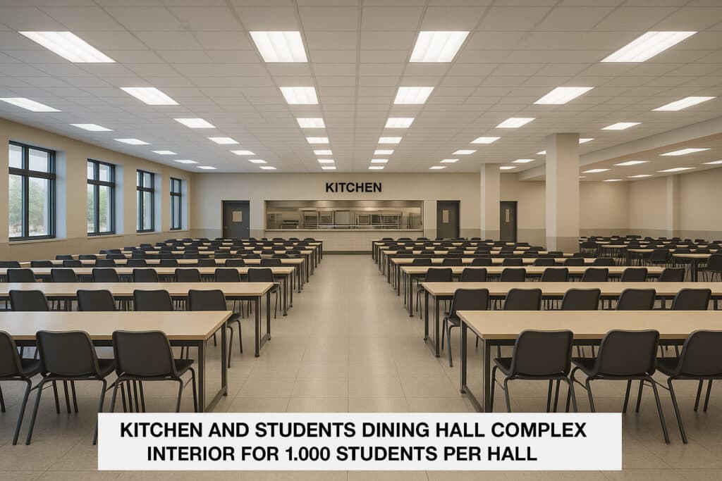Proposed Kitchen & Dining Hall (Interior)