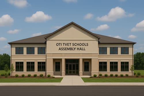 Proposed Oti Region TVET School Assembly Hall (Exterior)